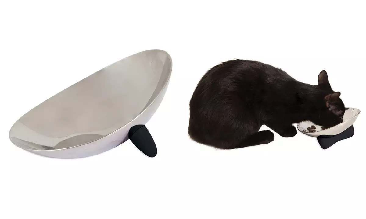 Jackson Galaxy Nova Stainless Steel Cat Bowl - Primary Image