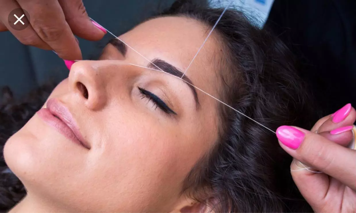 One or Three Eyebrow, or One Full-Face Sessions at Aroma Threading & Spa (Up to 44% Off) - Primary Image