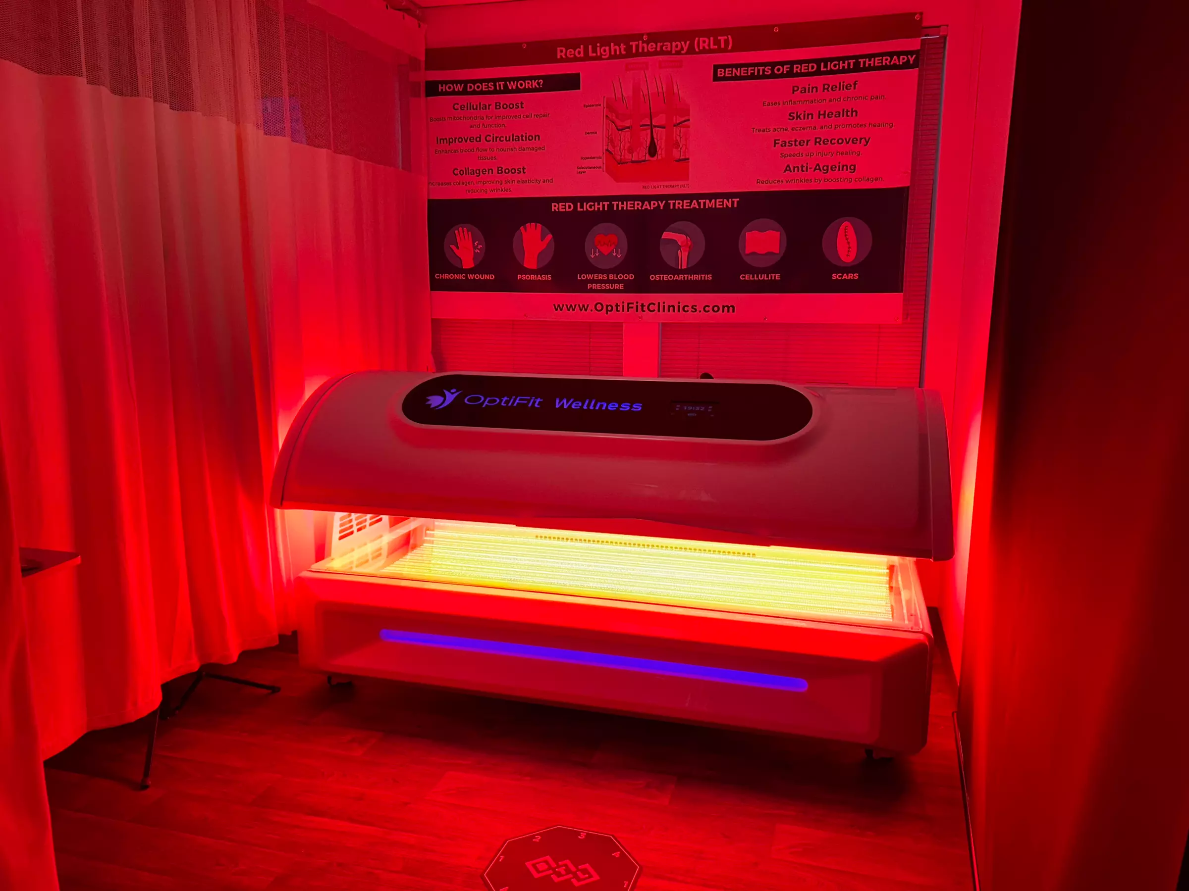 Relax with 1, 5, or 10 Sessions of 20-Minute Thera-Red Light Therapy 