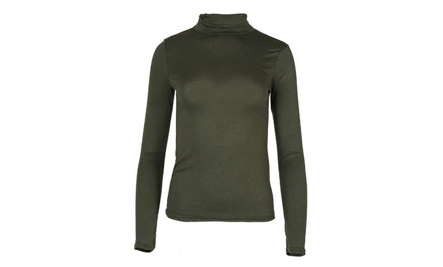 Image 5: 2-Pack of Ladies' Roll Neck Tops