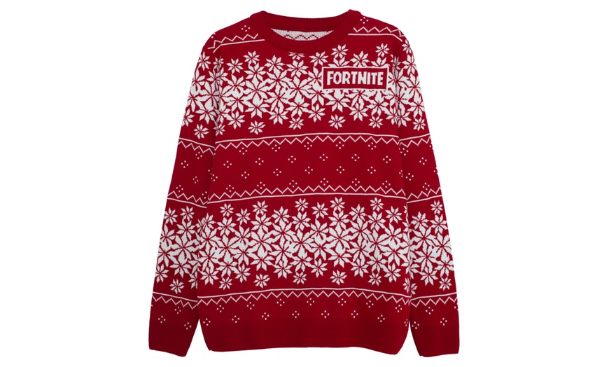 Image 1: Men's Fortnite Jumper