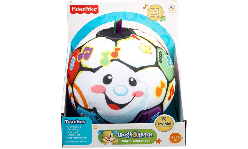 Image 3: Fisher-Price Singing Soccer Ball