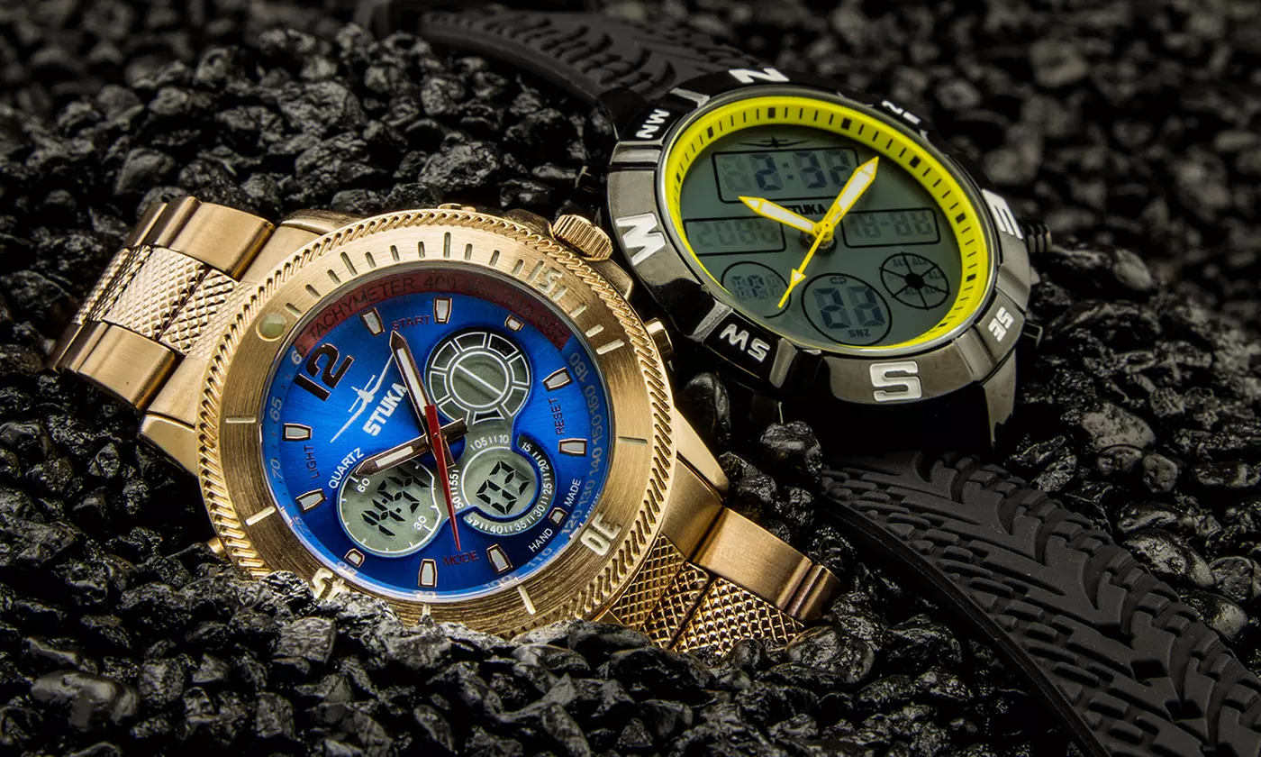 Bernoulli and Stuka Men's Analog-Digital Watches - Primary Image