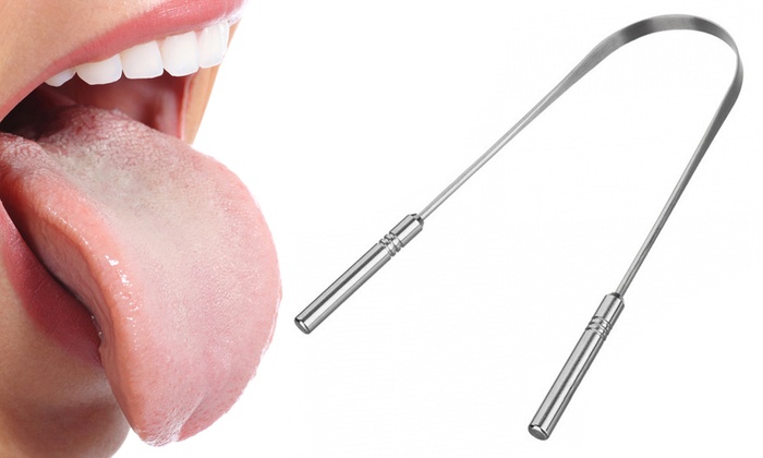 Metallic Tongue Scraper | Groupon Goods