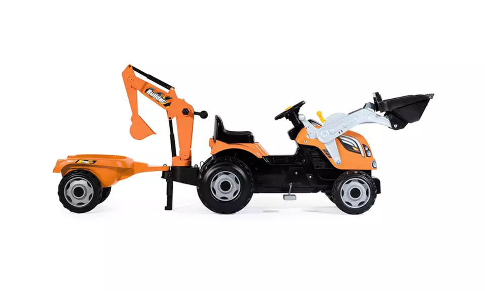 Smoby Builder Max Tractor and Trailer - Second Medium
