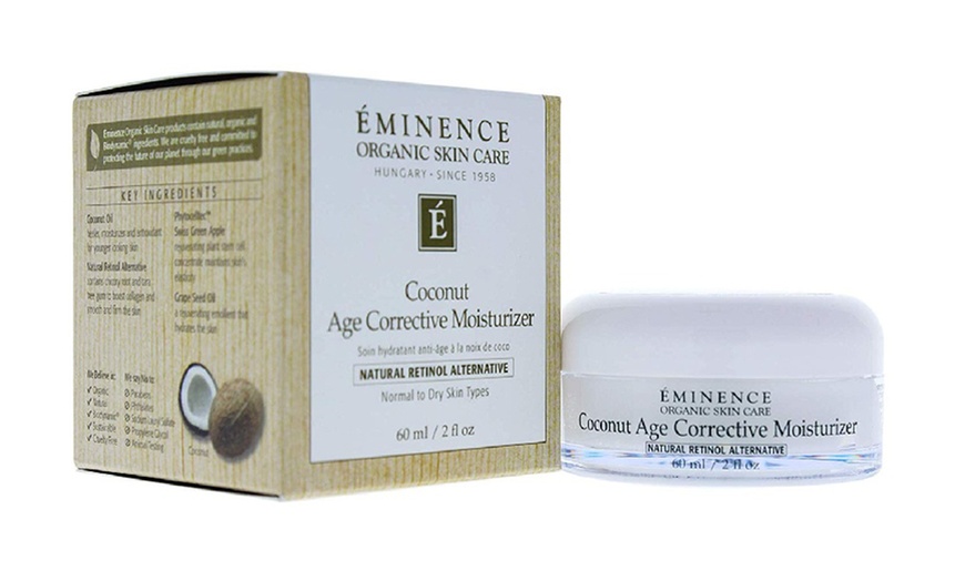 Image 2: One or Two Packs of Eminence Coconut Age Corrective Moisturizer 2 oz