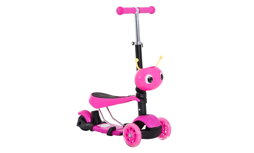 Image 16: 5-in-1 Toddler Three Wheels Mini Kick Scooter