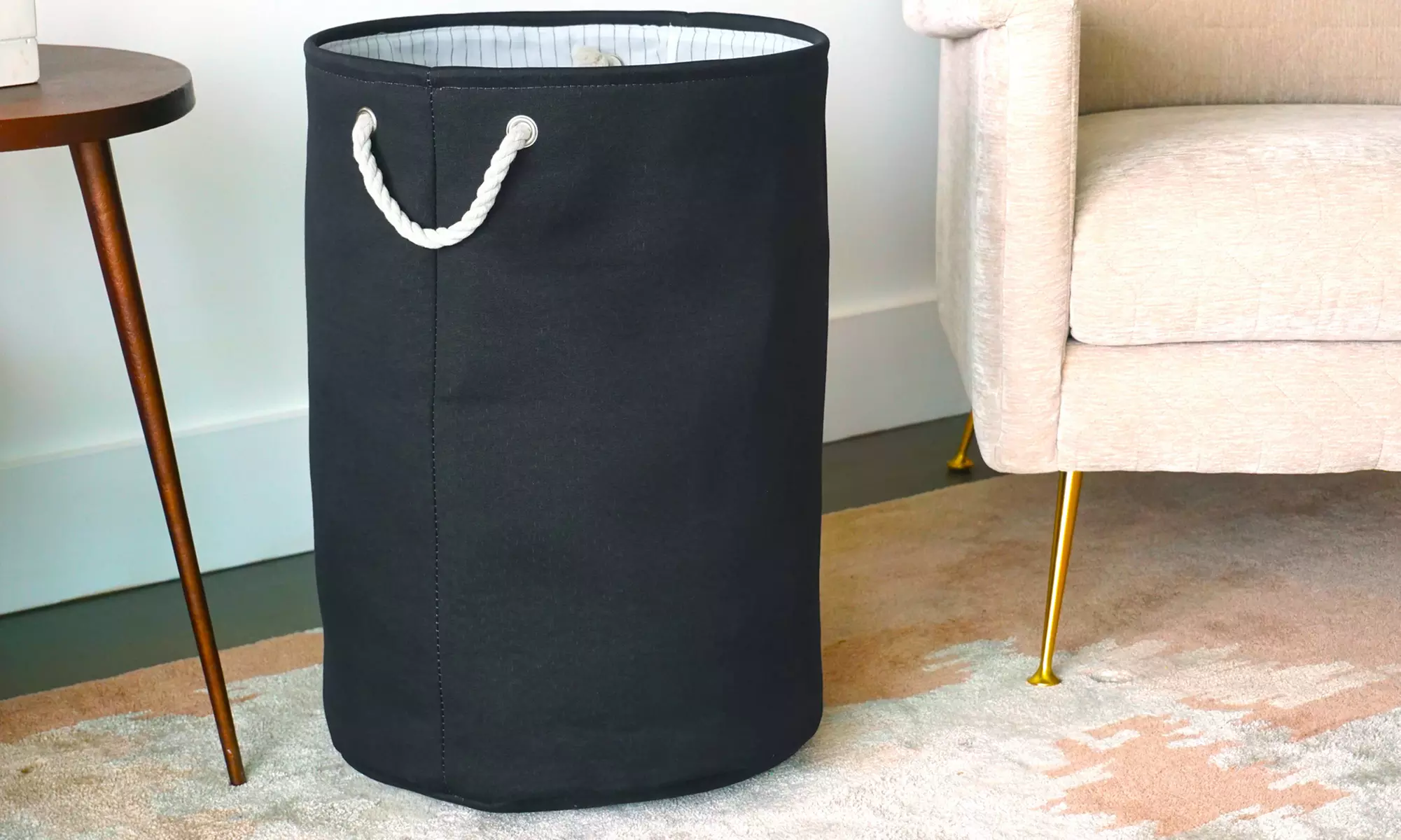 Handcrafted 4 Home Canvas Laundry Hamper - Primary Image