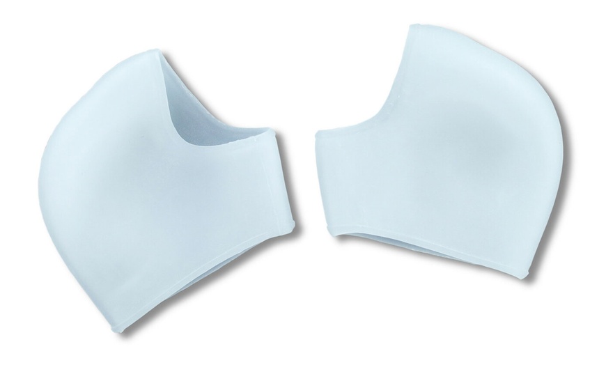 Image 2: One or Two Pairs of Silicone Gel Heel Sleeves