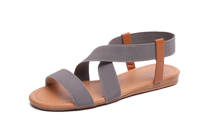 Image 2: Women's Fabric Strap Sandals