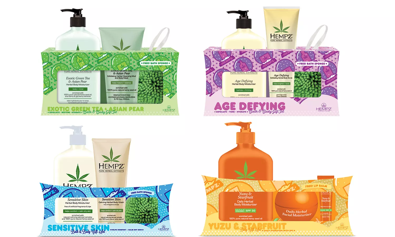 Hempz Body Care Gift Set (3-Pc.) | Groupon Goods