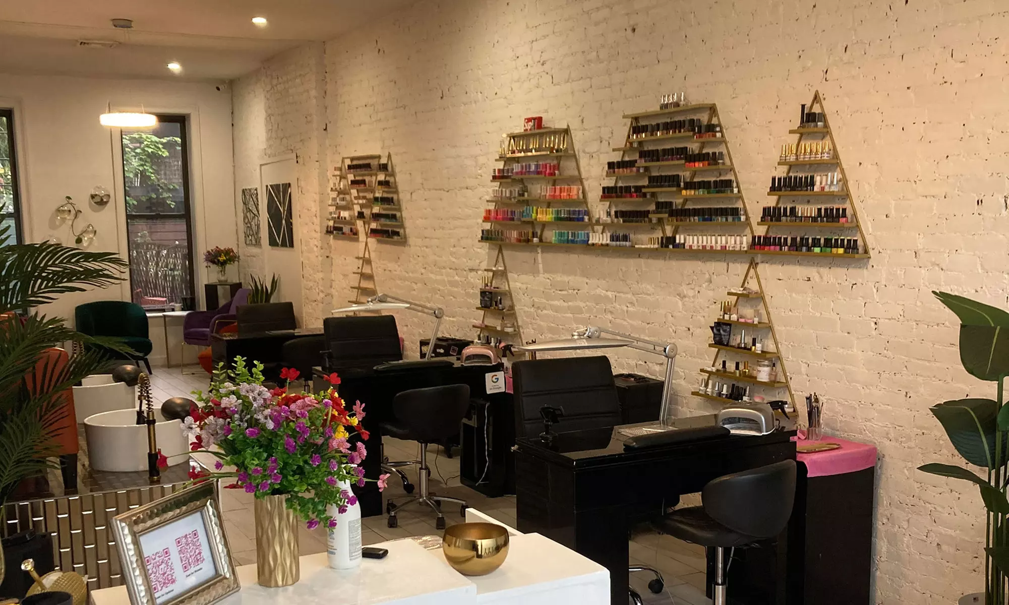 Gel Manicure, Gel Mani & Spa Pedi, or Acrylic Full-Set