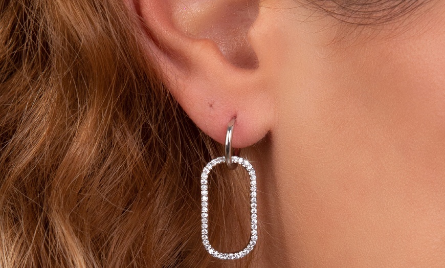 Image 6: Boucles d’oreilles élégantes et scintillantes SC Crystal Paris 