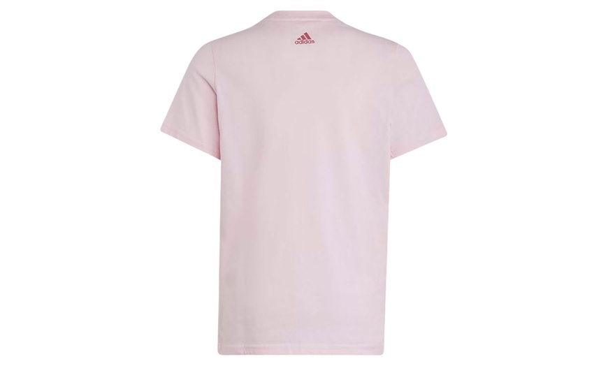 Image 5: Adidas Boys' Unisex Cotton Crew Neck Short Sleeve T-Shirt