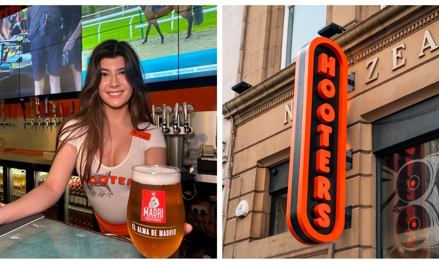 Image 2: Choice of Main, Side and Drink at the World's Largest Hooters!