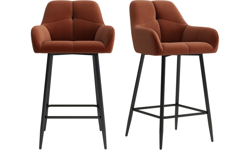 Image 19: Set di 2 sgabelli da bar Leo