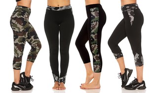 Women's Missy and Plus-Size Camo Activewear Leggings