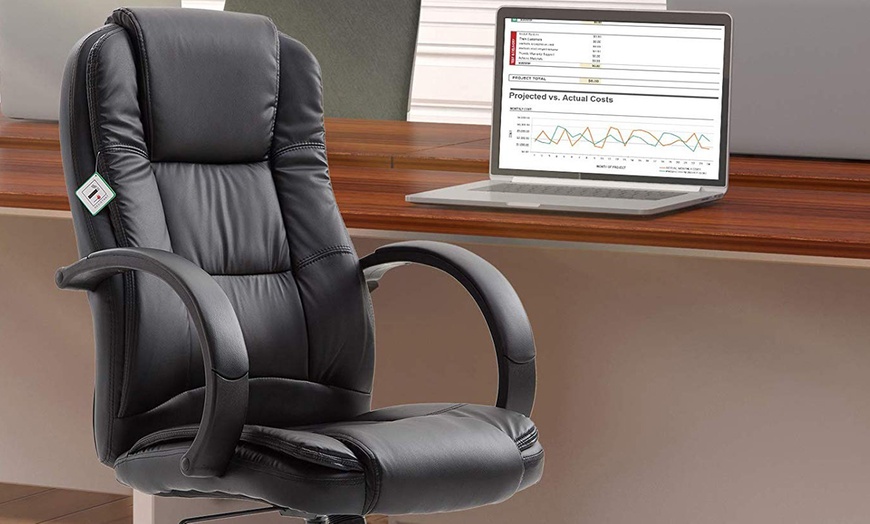 Image 11: Vinsetto High Back Office Chair