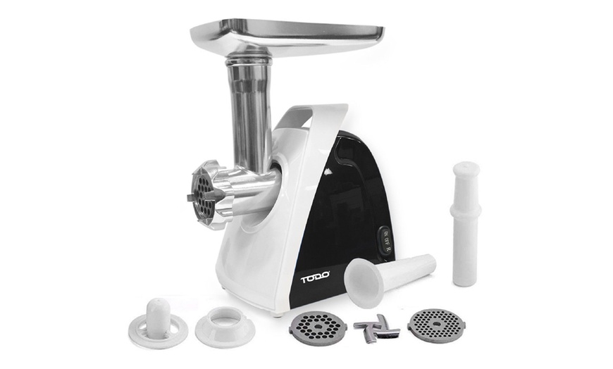 Image 2: TODO Electric Meat Grinder Sausage Maker Mince 800W