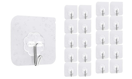 Lot de 10, 20 ou 40 crochets muraux rotatifs