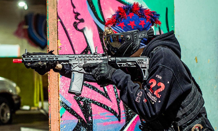 Image 1: Up to 44% Off Epic Airsoft Package at Nashville Airsoft