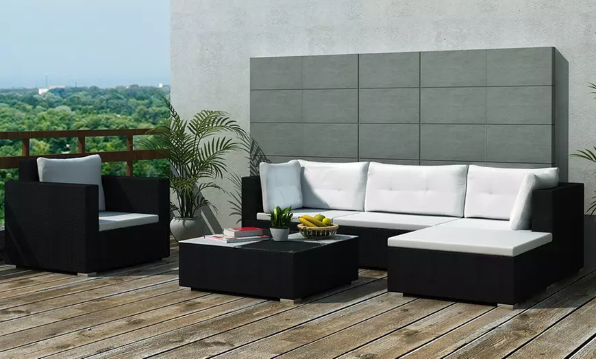 Image 34: Tuinset poly rattan