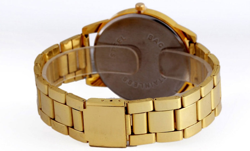 Image 5: Gold Bracelet Strap Watch