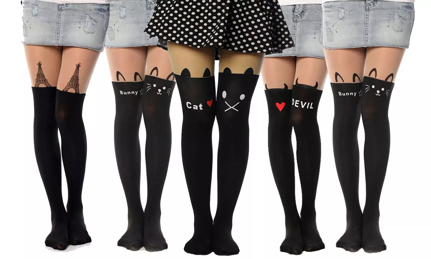 Strümpfe mit originellem Muster nach Wahl - Primary Image