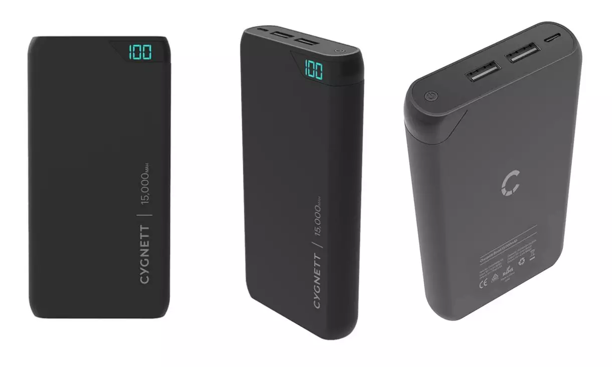 Cygnett ChargeUp Boost 15,000 mAh Power Bank - Primary Image
