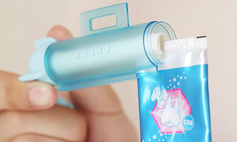 1x, 2x oder 4x Tubenpresse für Zahnpasta in der Farbe nach Wahl - Second Medium