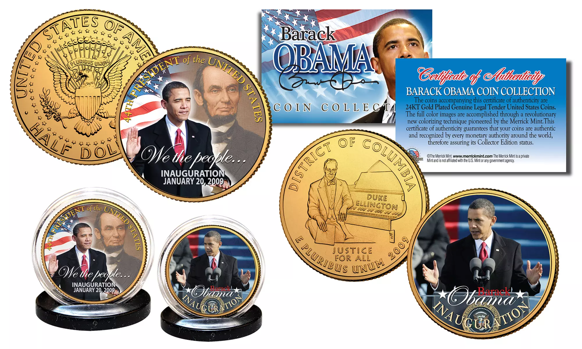 Barack Obama 2009 Inauguration Coin Collection (2-Piece) - Primary Image