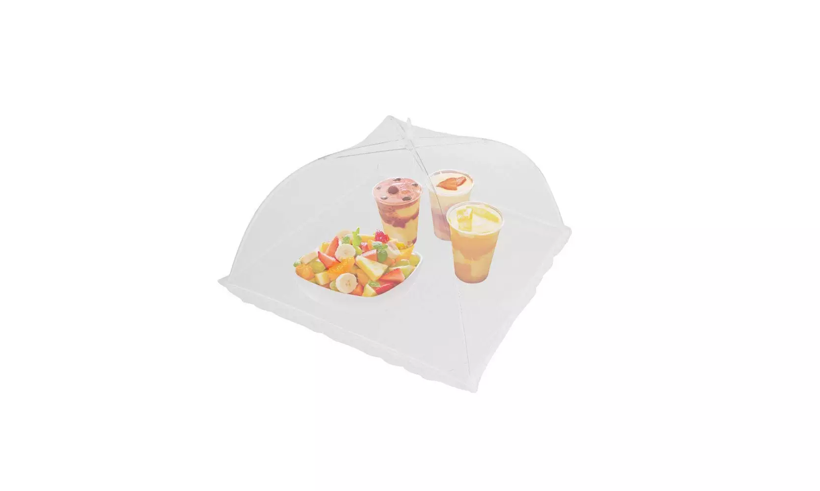 17" Food Cover Rectangle Mesh Umbrella (3-Pack) - Second Medium