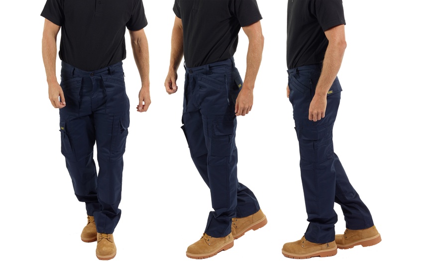 Image 6: Men's Site King Action Work Trousers