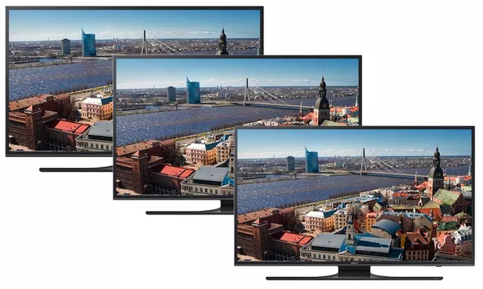 Samsung 55", 60", or 65" 4K UHD Smart HDTVs (Refurbished) - Primary Image