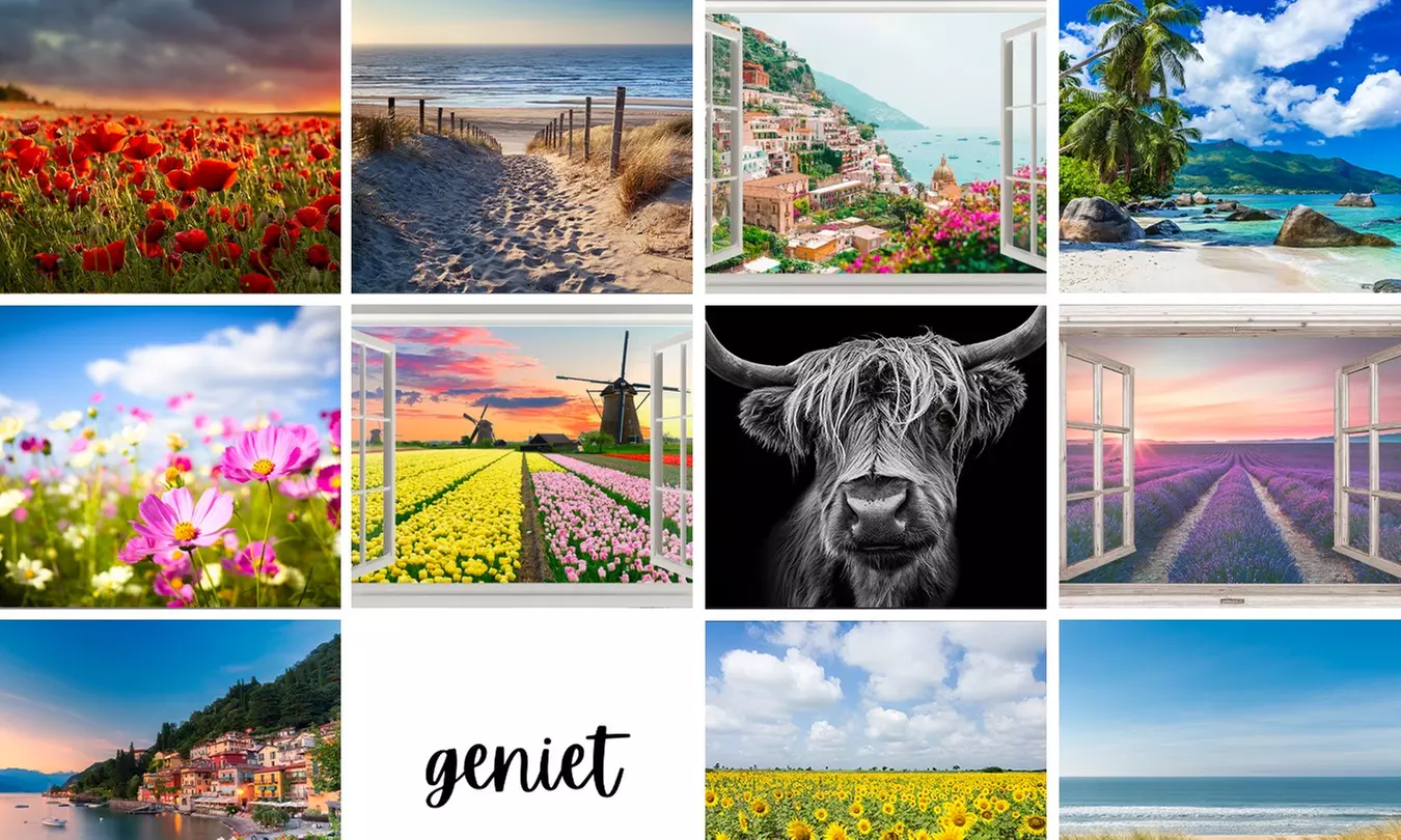 Poster de jardin personnalisable avec CanvasCompany