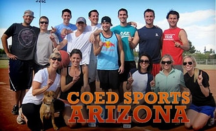 $68 for Entry in a Coed Sports League from Coed Sports Arizona ($148 Value) - Primary Image