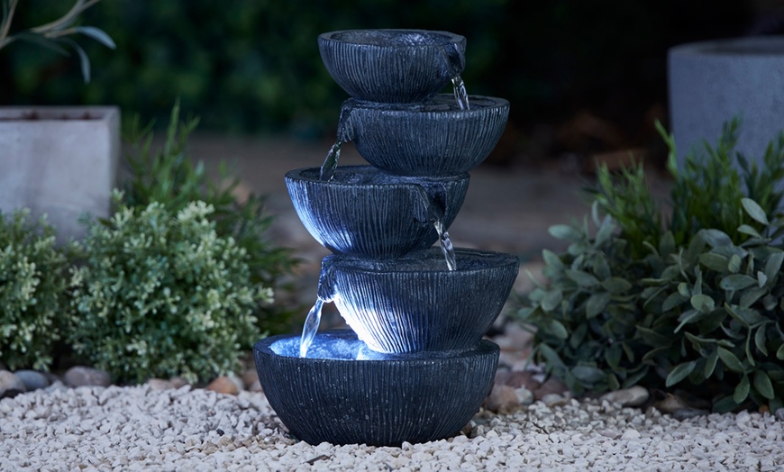 Image 2: Serenity Table Top Cascading Water Feature