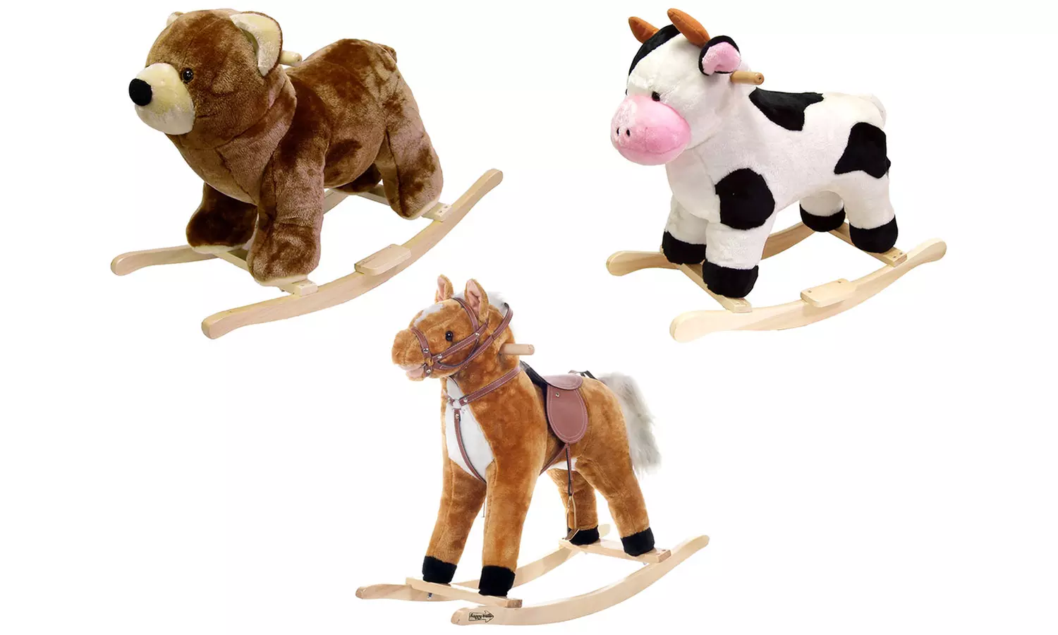 Happy Trails Plush Rocking Toys - Primary Image