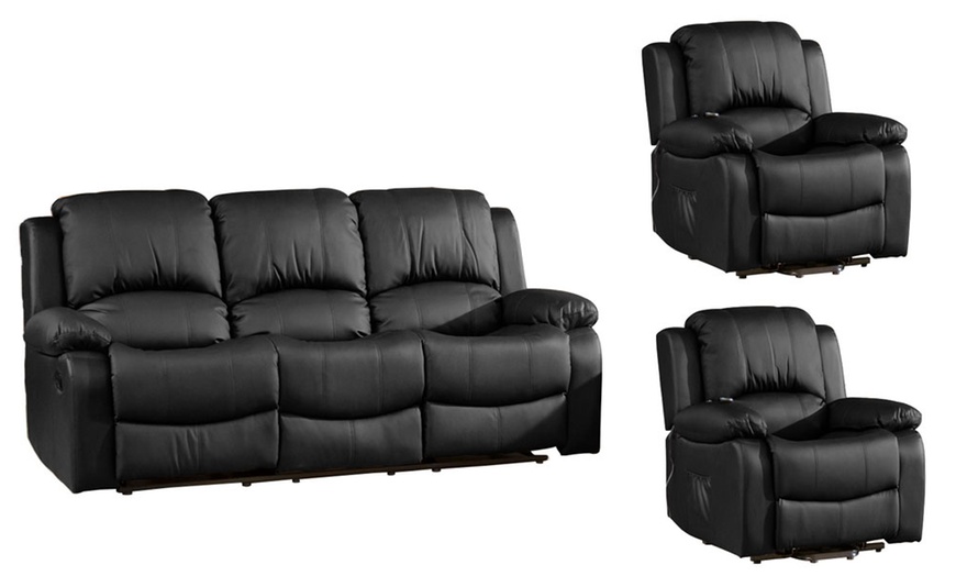 Image 31: Up to Three Reclining Sofa Sets 