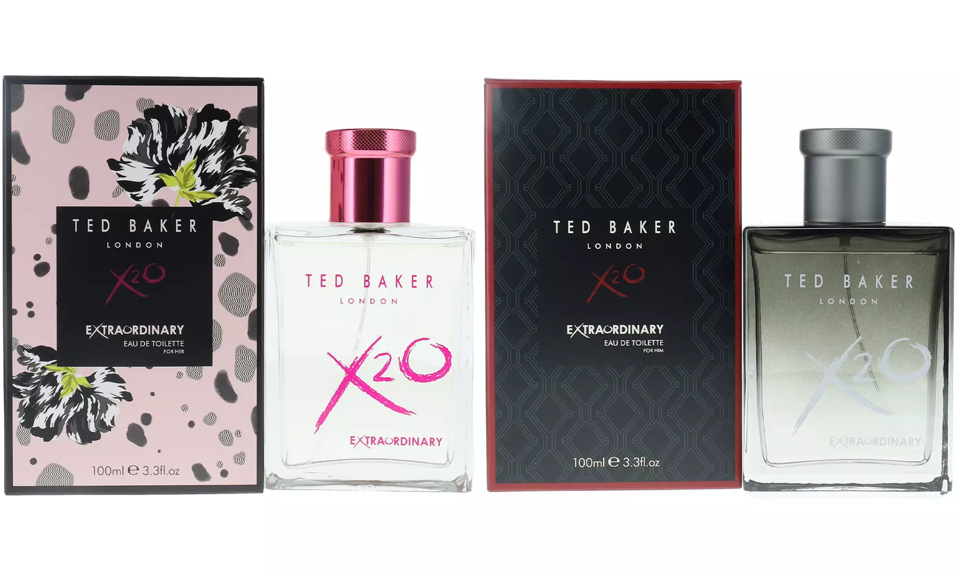 Ted Baker X20 Extraordinary Eau de Toilette 100ml For Him or Her