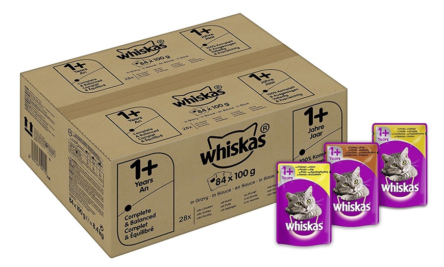 Image 1: 84 Sachets of Whiskas Cat Food