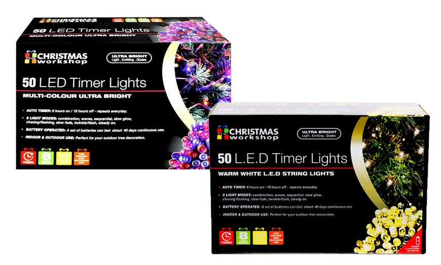 Image 2: LED Timer Lights 