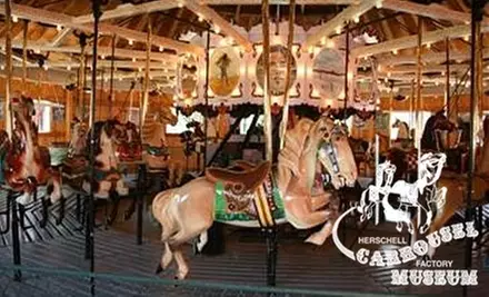 $5 for Admission for Two People to the Herschell Carrousel Factory Museum (Up to $10 Value) - Primary Image