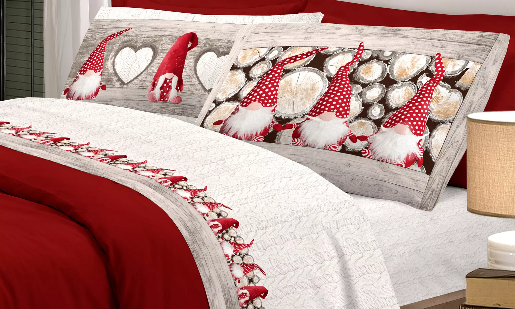 Completi Lenzuola Flanella Fantasie Invernali, Natalizie