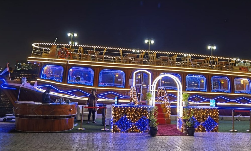 Image 1: Creek Dhow Dinner Cruise (Child AED 45, Adult AED 55)