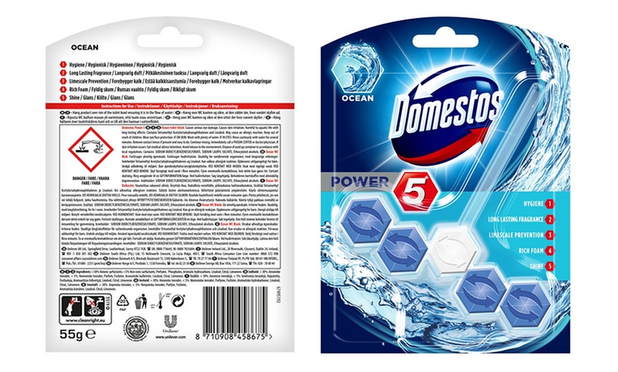 Image 9: 9 or 18 Domestos Power 5 Rim Blocks