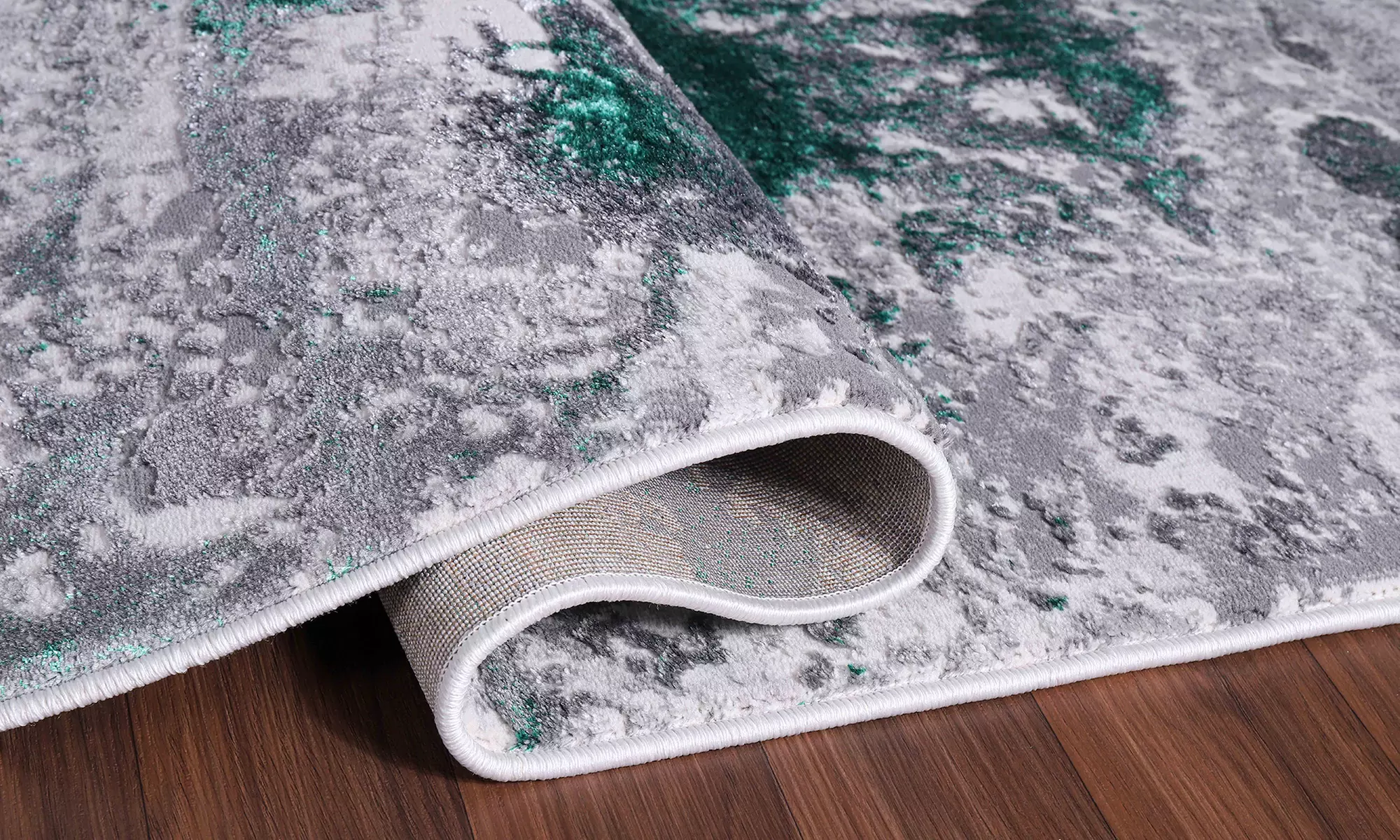 Modern Abstract Emperor Contemporary Thick Rug