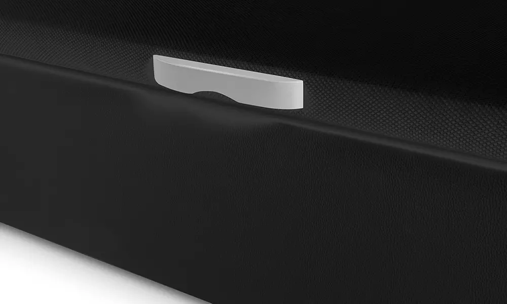 Canapé abatible negro, con envío gratuito - Second Medium