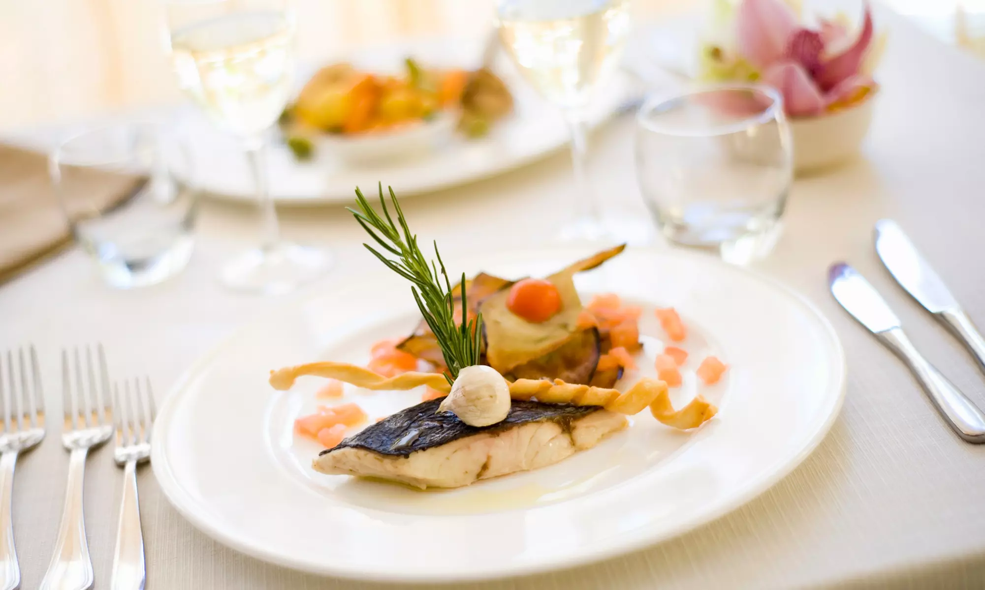 Gourmet-Romantik-Dinner in 4 Gängen mit Aperitif für 2 oder 4 Personen