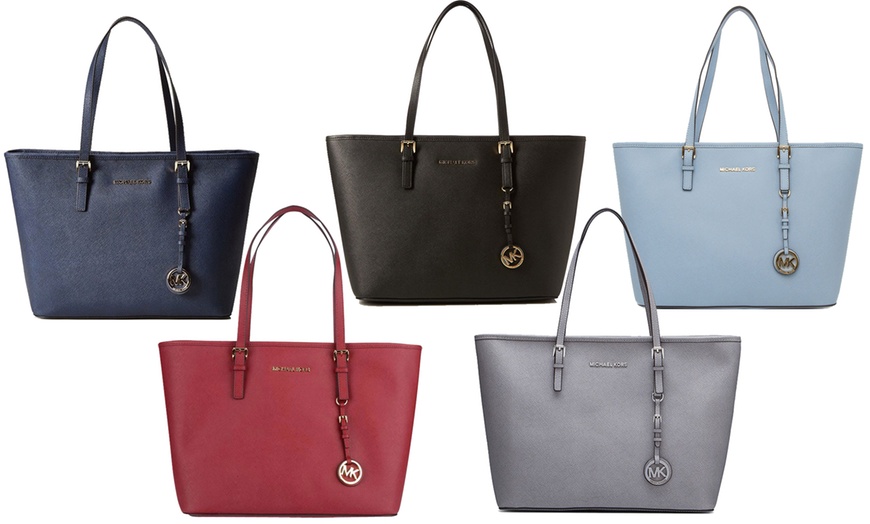 michael kors jet set travel commuter tote